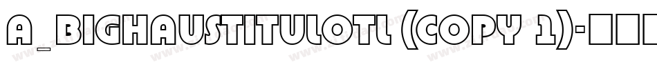 a_BighausTitulOtl (COPY 1)字体转换
